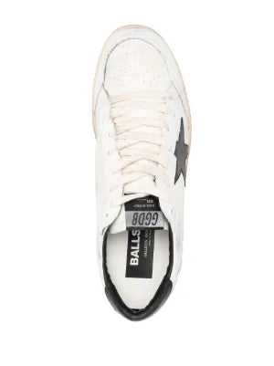 GOLDEN GOOSE BALLSTAR WHITE BLACK