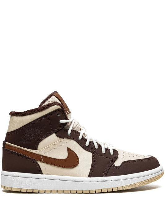 Jordan Retro 1 Mid Brown Basalt Oatmeal Mocha