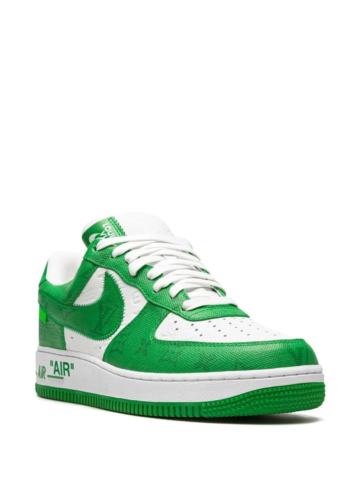 Nikee airforce 1 low x off white x louis vuitton green