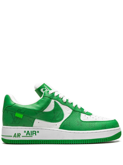 Nikee airforce 1 low x off white x louis vuitton green
