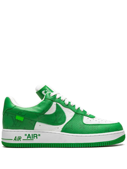 Nikee airforce 1 low x off white x louis vuitton green
