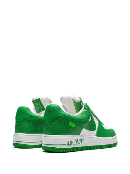 Nikee airforce 1 low x off white x louis vuitton green