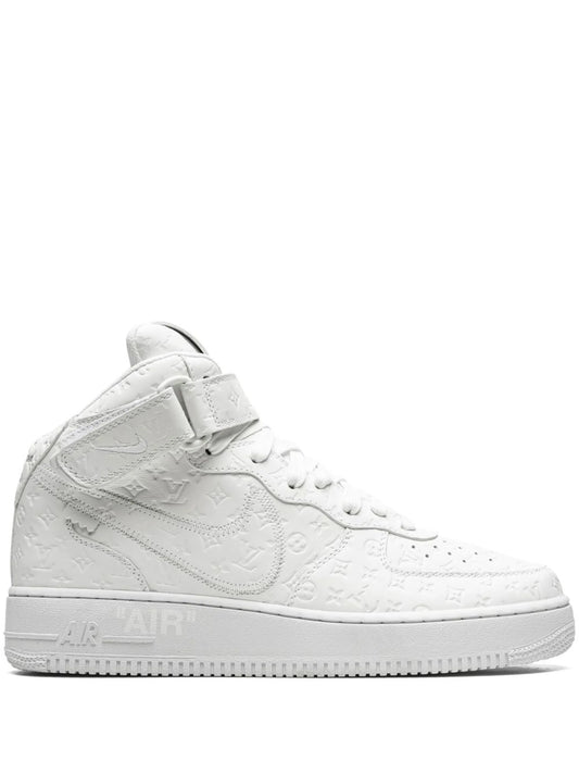 Airforce 1 Mid All White Women Sale