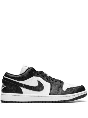 Nik_e air jordan 1 low sneakers panda black and white with og box fix
