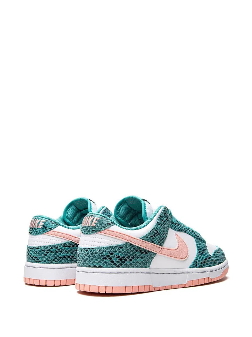 nikee dunk low washed teal snake skin SALE