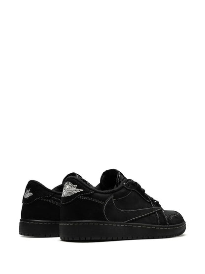 Travis Scott x Air Jordan 1 Low OG Black Phantom With Same Full Kit S Show In Image same Packing