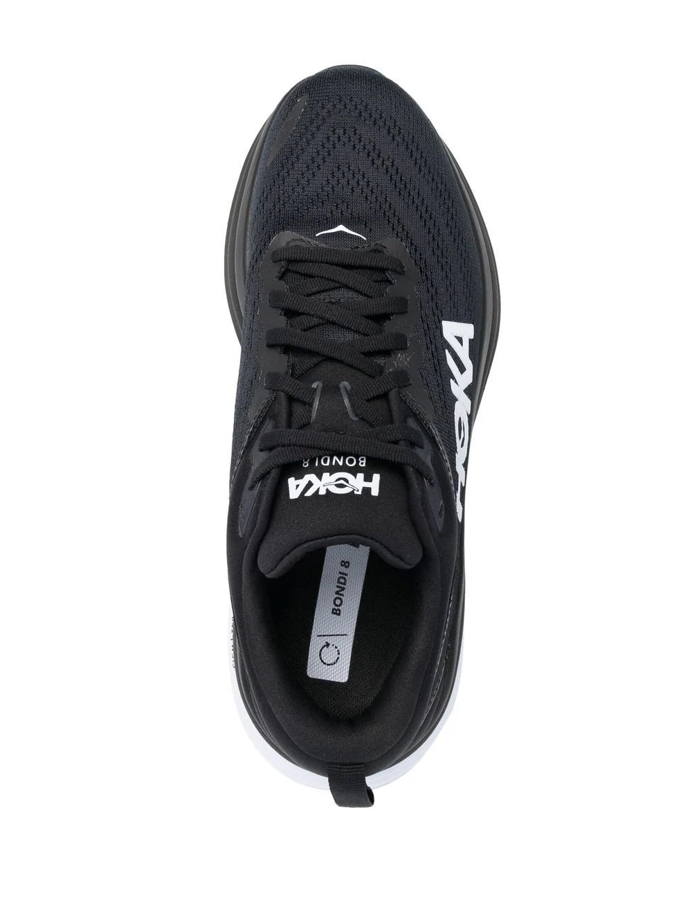 Hoka Bondi 8 Black White