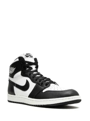 Nikee Jordan Retro 1 High Panda Black White Surplus Semi UA Leather Shine
