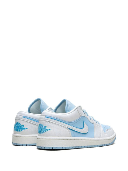 nik e air jordan 1 low everse ice blue