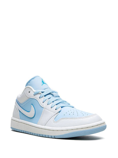 nik e air jordan 1 low everse ice blue