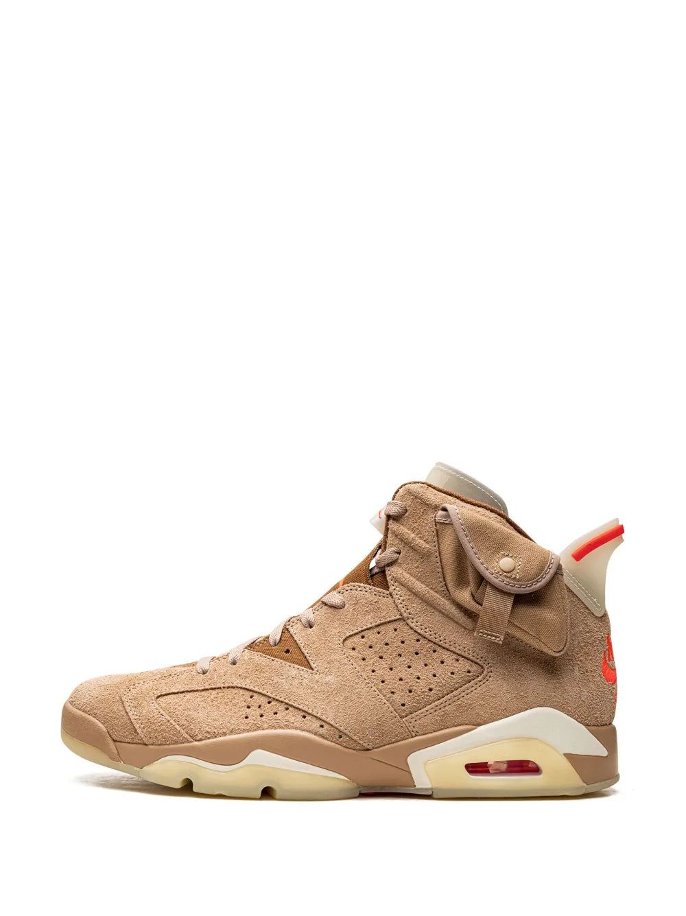 Travis Scott x Air Jordan 6 AJ6-British Khaki With accessories