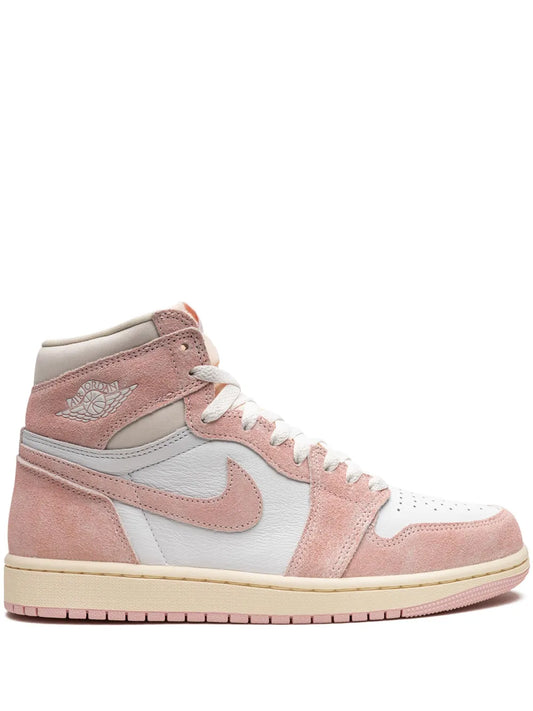 Nikee air jordan 1 high washed pink semi ua