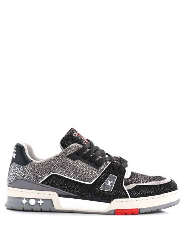 LOUIS VUITTION TRAINER CRYSTAL BLACK RED