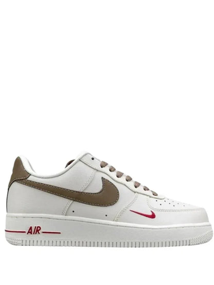 Nik_e airforce 1 mini red swoosh coffee milk womens fix