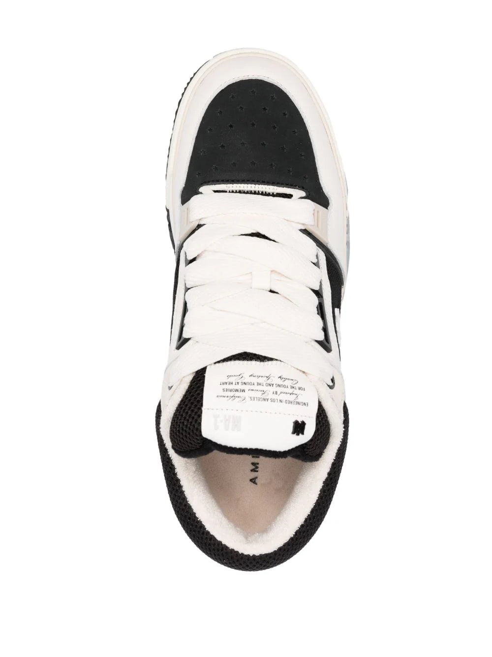 Amirii 2 white black sneakers