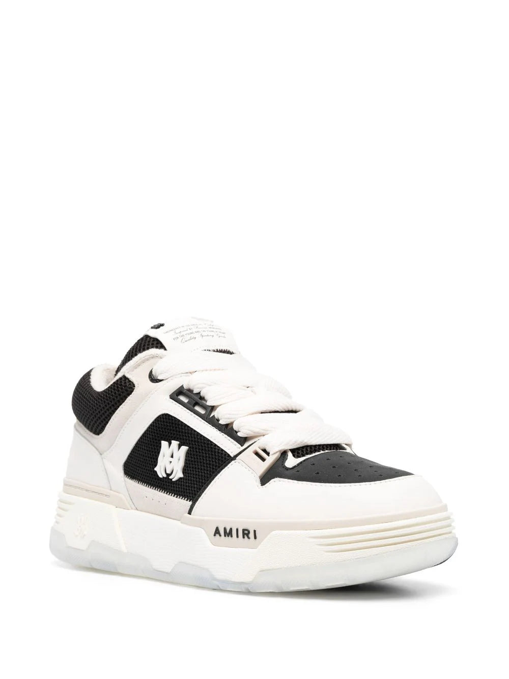 Amirii 2 white black sneakers