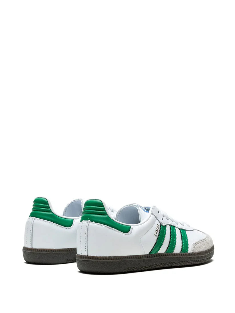 Adida.s Samba White Green Women Leather Quality