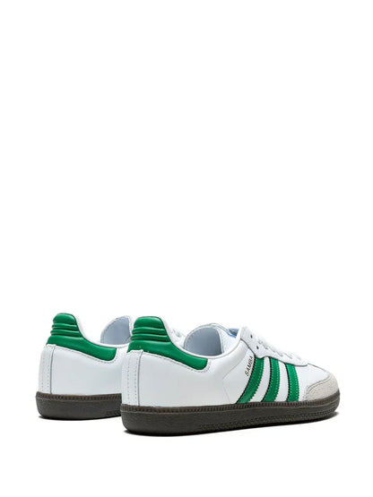 Adida.s Samba White Green Women Leather Quality