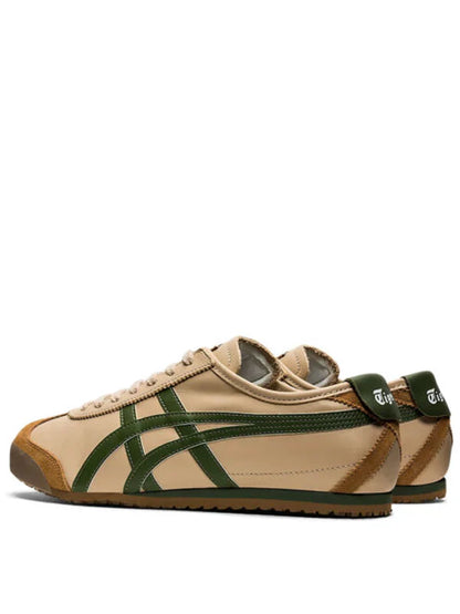 Onitsukaa Tiger MEXICO 66 Beige Grass Green 1st Leather Quality Fix