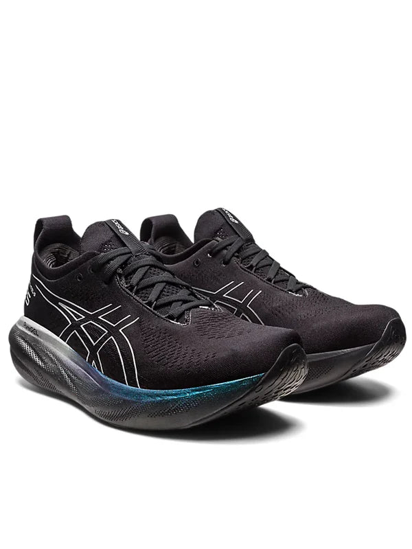 Asic sGel Nimbus 25 Platinum Black