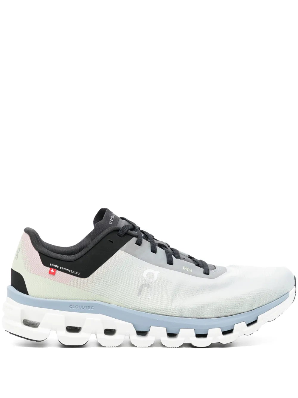 On CloudFlow 4 Glacier Champbray Grey White