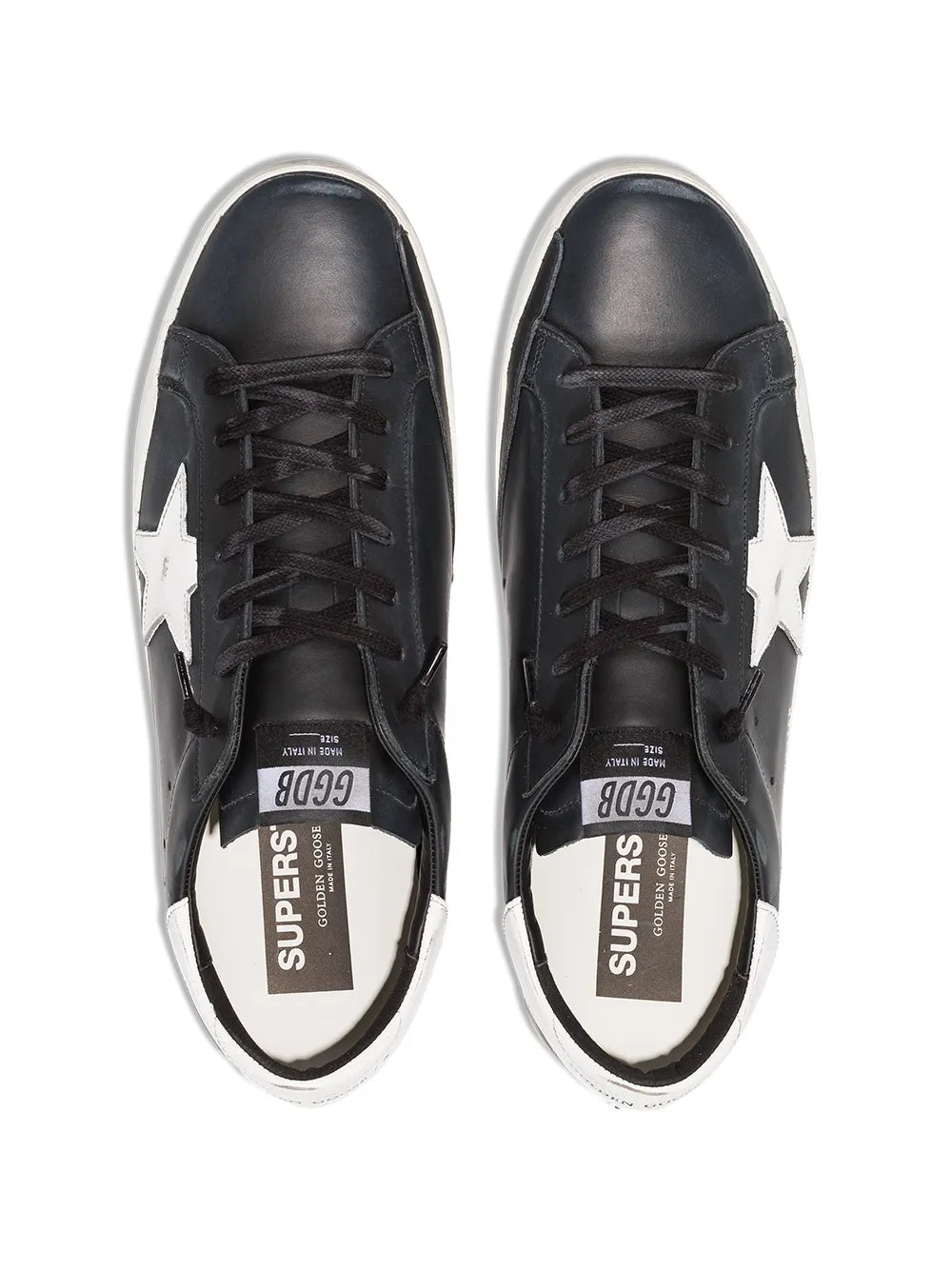 GOLDEN GOOSE SUPERSTAR BLACK WHITE