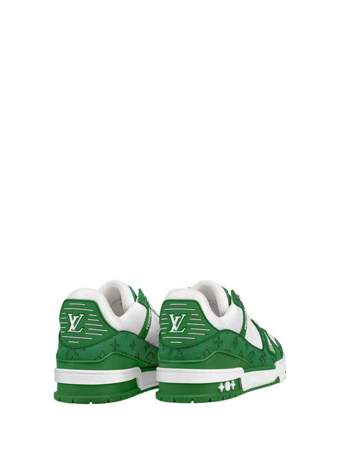 Louis Vuitton Lv Trainer Monogram Green