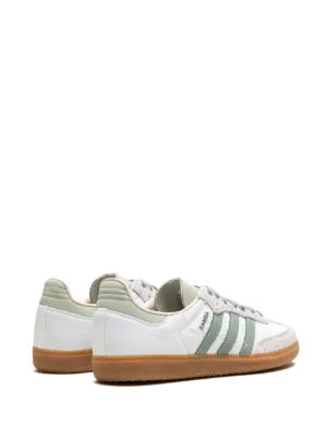 Adida.s Samba Silver Green Suede Fix