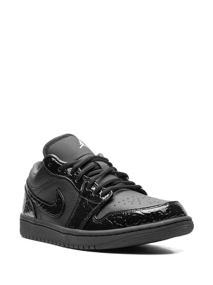 Nikee Air jordan retro 1 Low Black croc