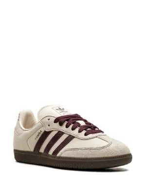 Adidass Samba OG Men s Wonder White Maroon With OG Box fix
