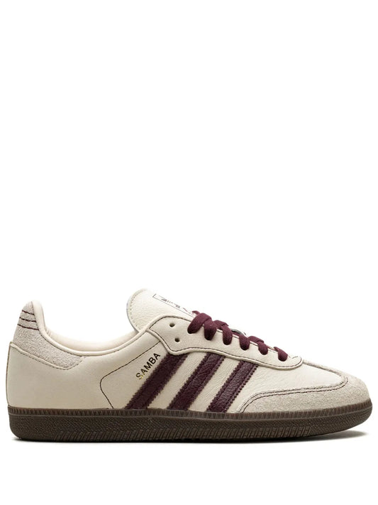 Addidas Samba OG Wonder White Maroon