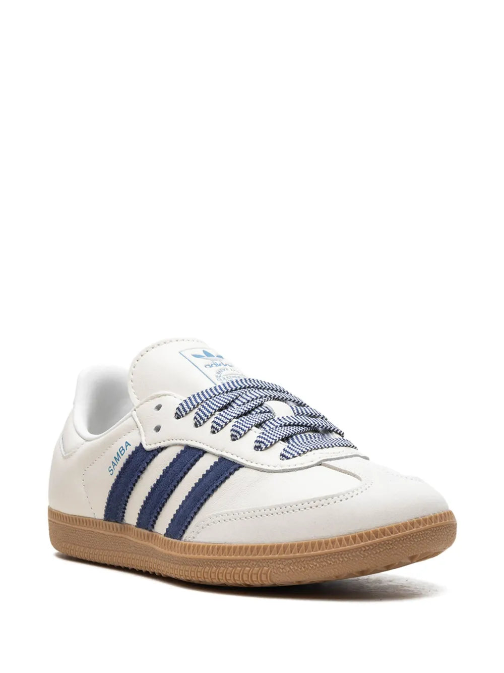 adida .s Samba White Blue Leather