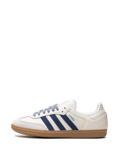 adida .s Samba White Blue Leather