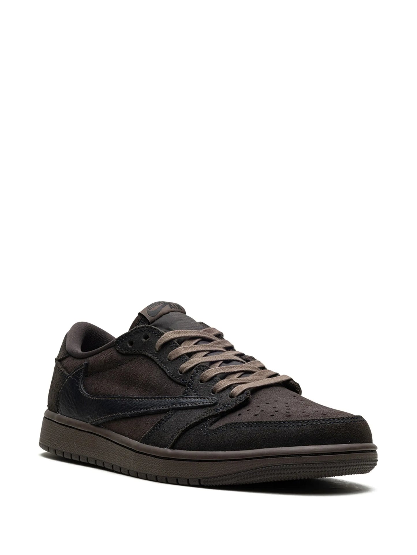Nik ee X Travis Scott Air Jordan 1 Low OG Velvet Brown
