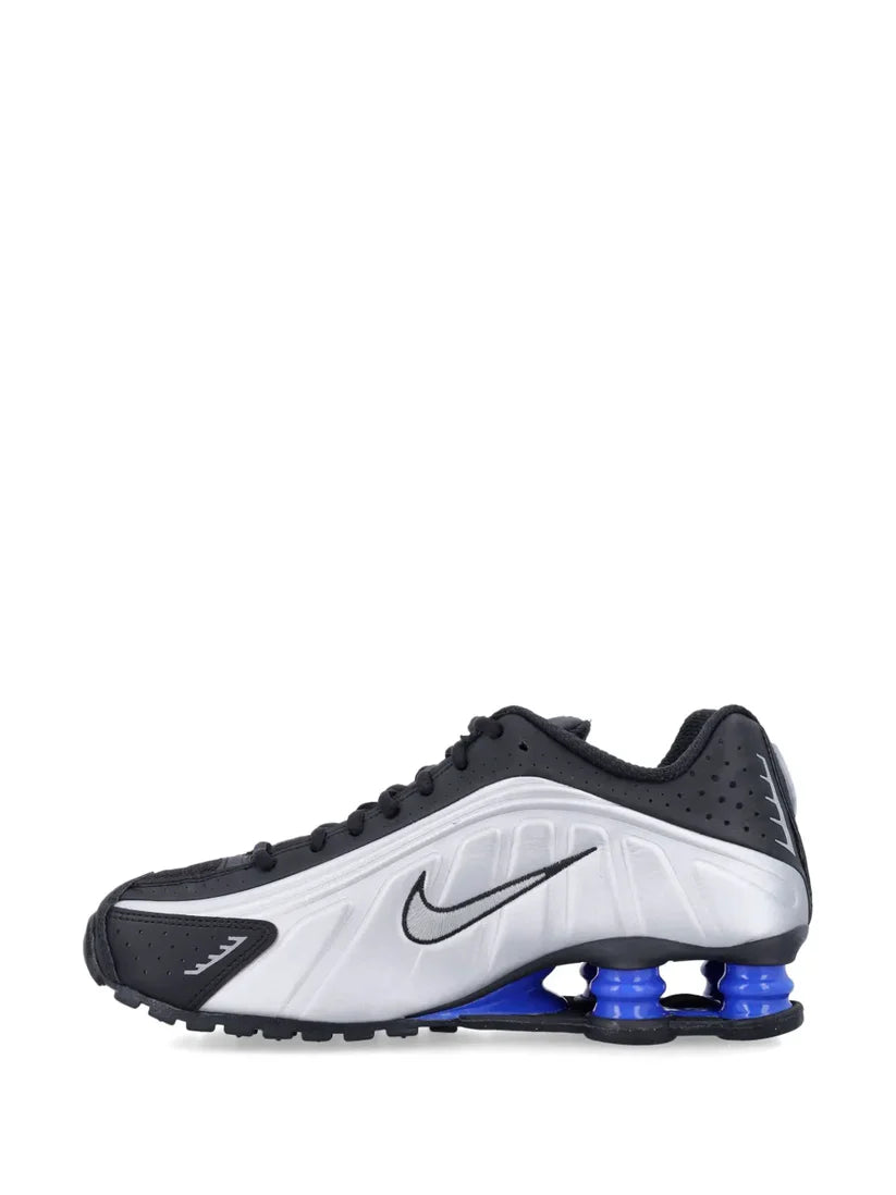 Nikee Shox R4 Black Metallic Silver Racer Blue