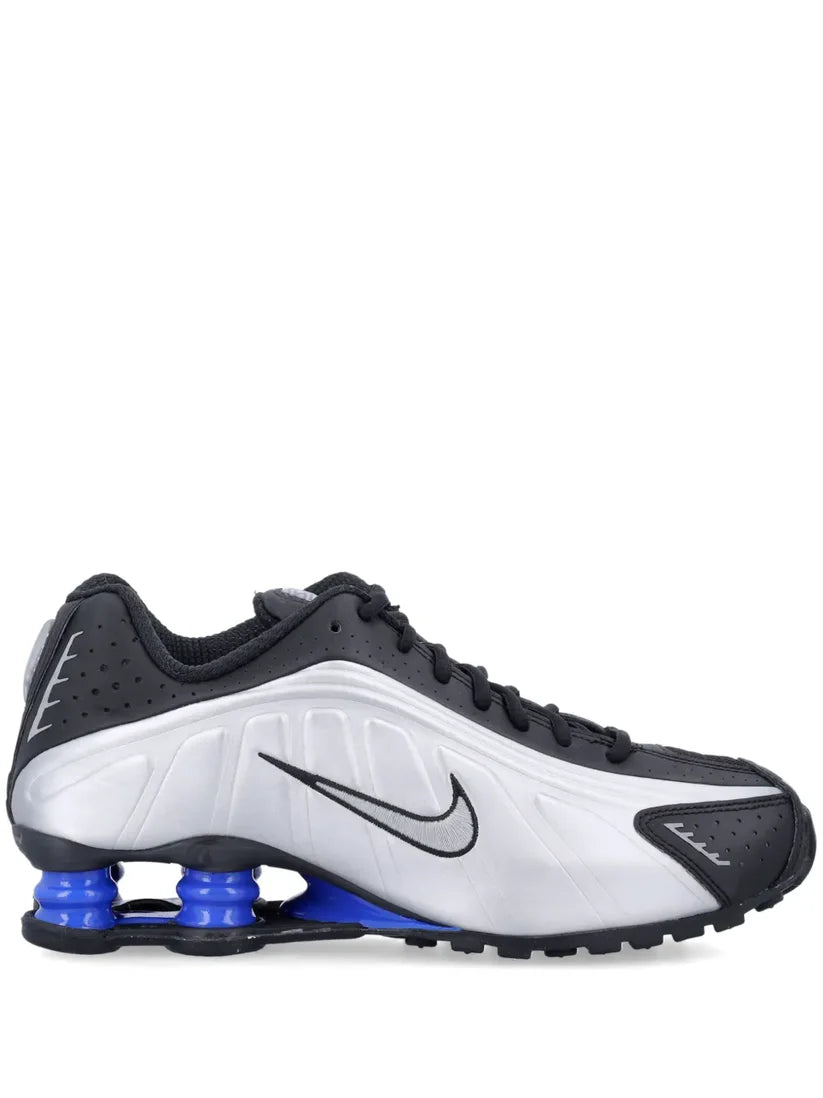Nikee Shox R4 Black Metallic Silver Racer Blue