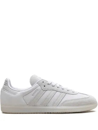 Adidass Samba Triple White Satin Stripe