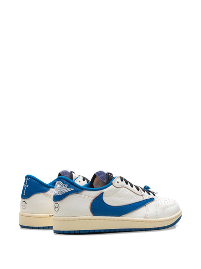 Nik_e Air Jordan Retro 1 Low X Travis Scott Fragment 2.0 UA Quality x heat with brown box