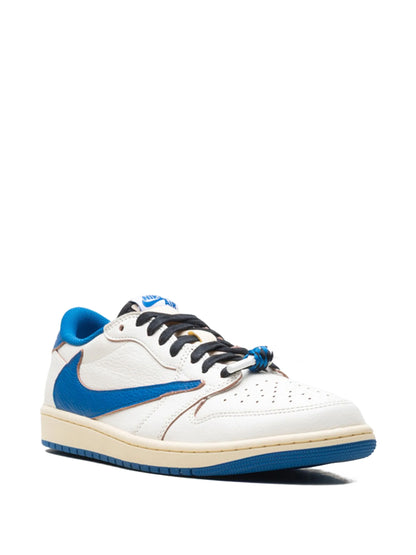 Nik_e Air Jordan Retro 1 Low X Travis Scott Fragment 2.0 UA Quality x heat with brown box