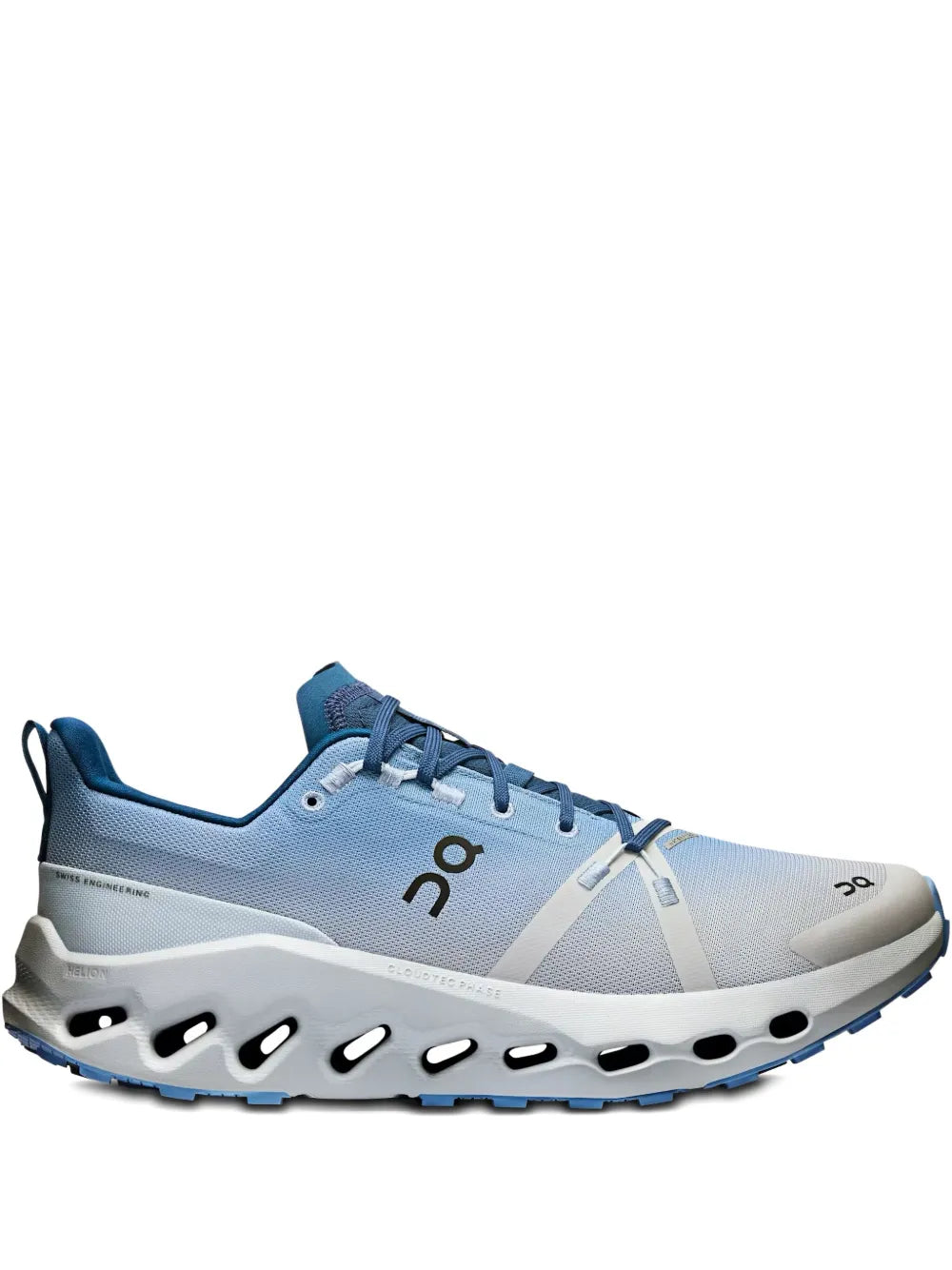 On Cloudsurfer Trail Waterproof Chambray Glacier Fix