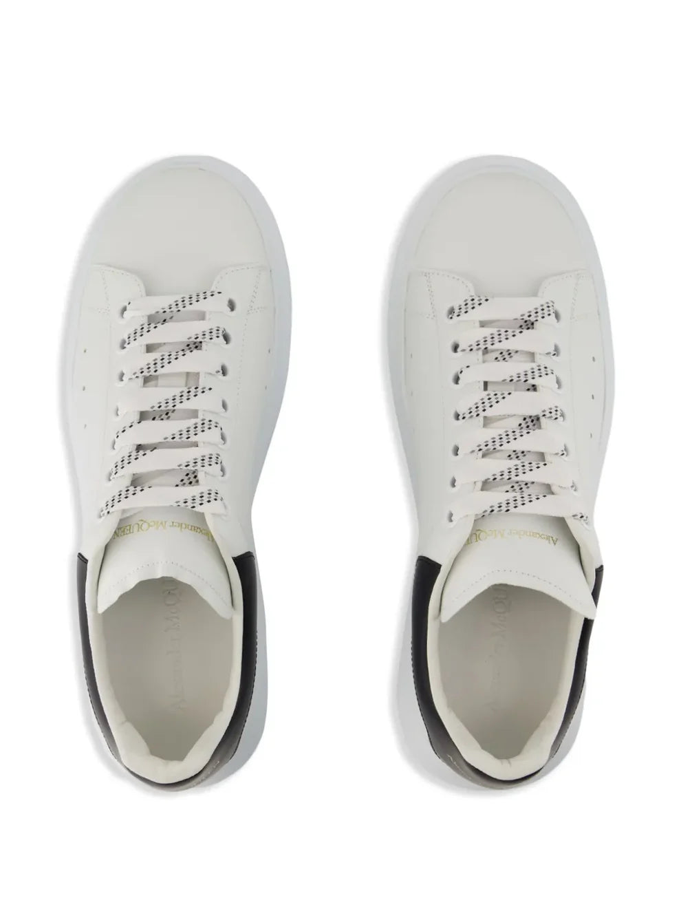 Alexander McQuee.n White Sneakers With Card Bill carry Bag & Og Box