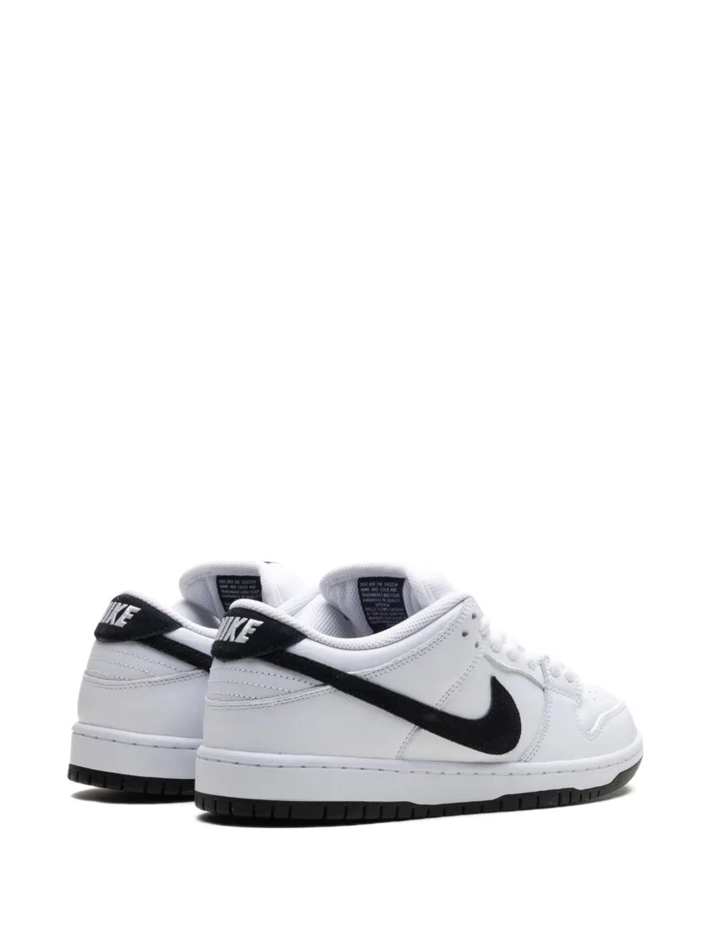 nike dunk low white black