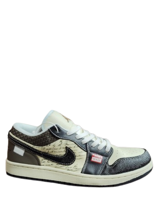 Nike Air Jordan 1 Low Print Mail Brown