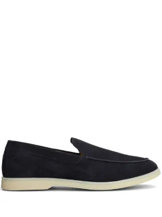 LORO PIANA SUMMER WALKS LOAFER SUEDE BLACK 100
