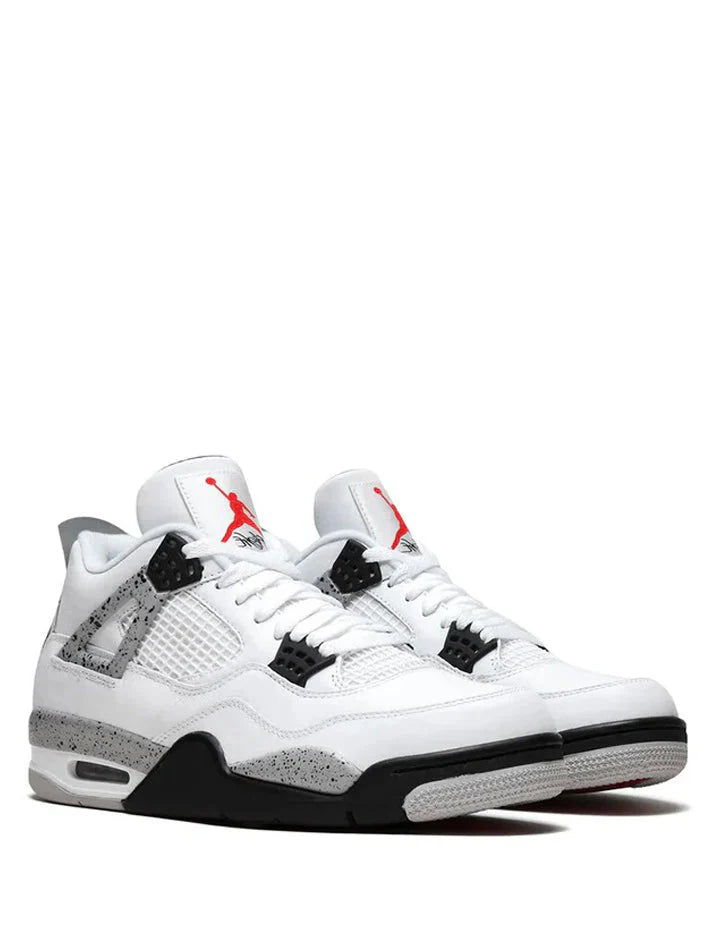 AIR JORDAN RETRO 4 WHITE CEMENT SEMI UA