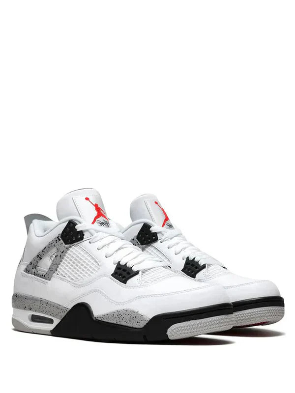 Nikee Air Jordan Retro 4 White Cement Semi Ua Quality