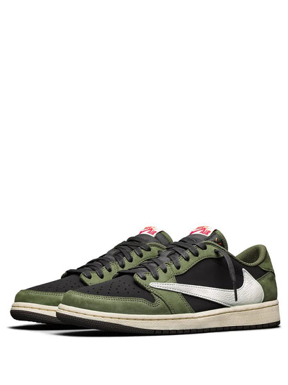 AIR JORDAN 1 LOW TRAVIS SCOTT OLIVE BLACK