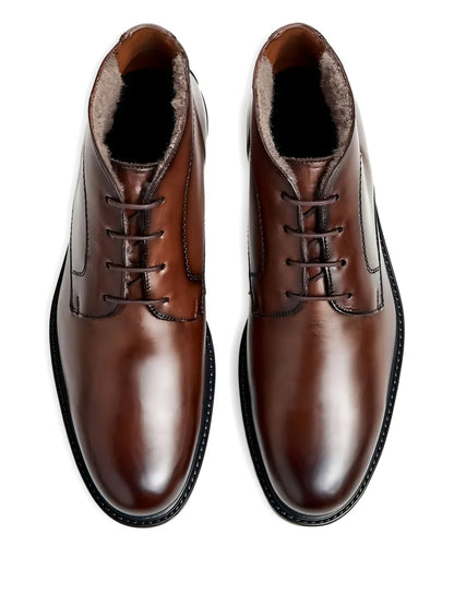 Z 3 Zaara Brown Goat Leather Formal