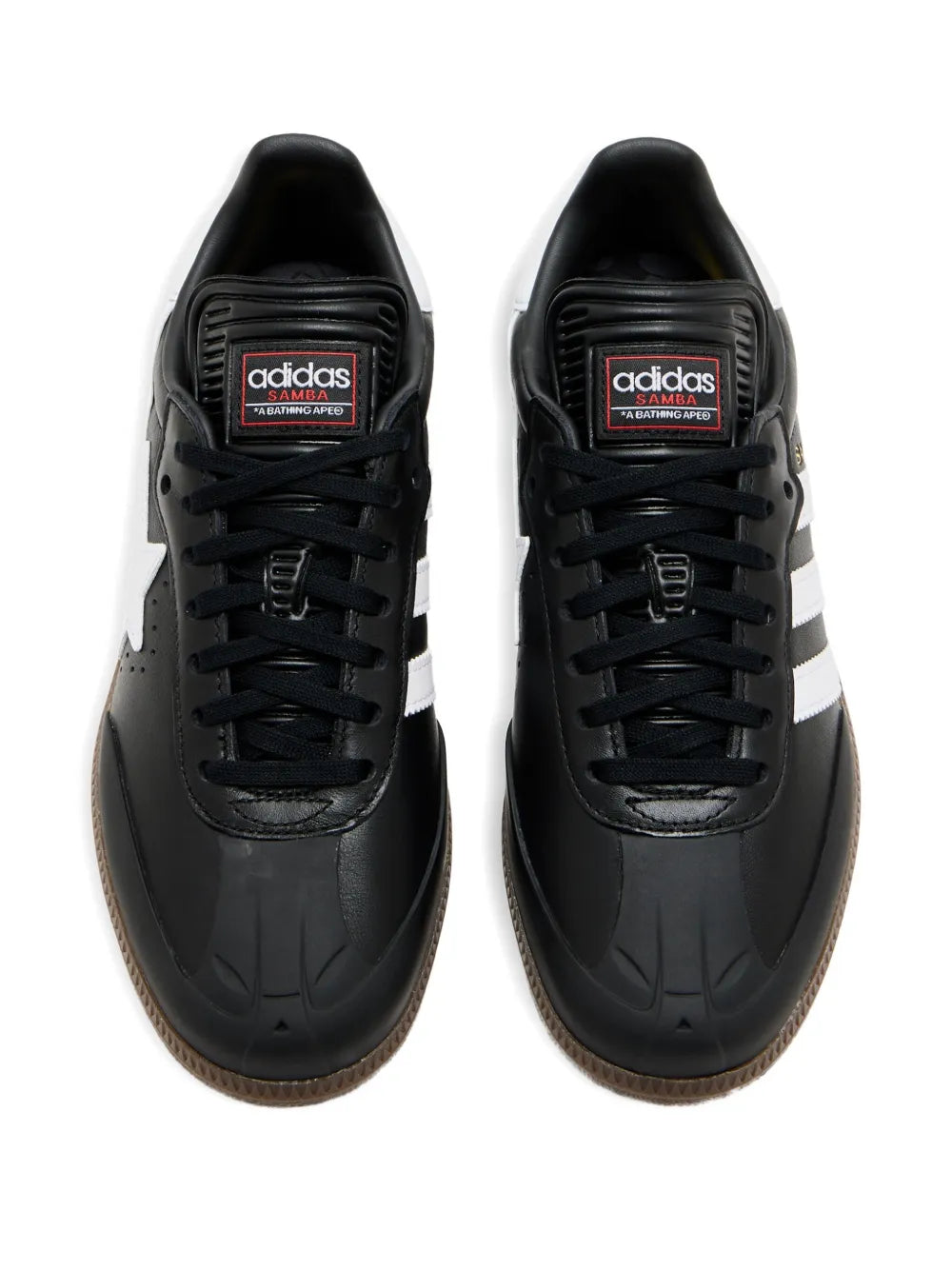 ADIDA.S SAMBA BAPE BLACK WHITE BLACK SNEAKER
