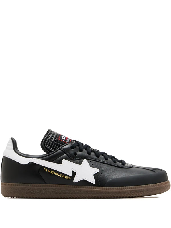 ADIDA.S SAMBA BAPE BLACK WHITE BLACK SNEAKER